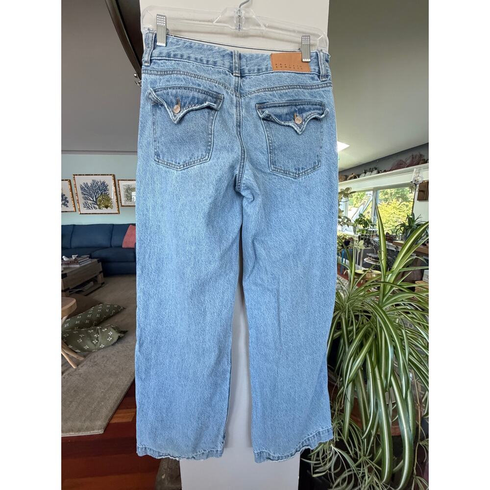 PacSun Casey Low Rise Baggy Jeans Women’s Size 25 Light Wash Wide Leg Y2K Denim - Picture 8 of 11